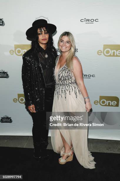 Fefe Dobson and Jen Kirsch attend eOne Best of the Fest TIFF 2018 Celebration at Assembly Chef's Hall on September 7, 2018 in Toronto, Canada