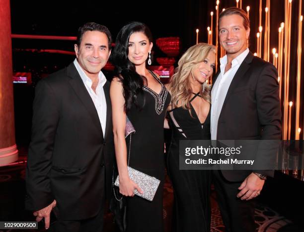Paul Nassif, Brittany Pattakos, Adrienne Maloof and Jacob Busch attends The Brent Shapiro Foundation Summer Spectacular at The Beverly Hilton Hotel...
