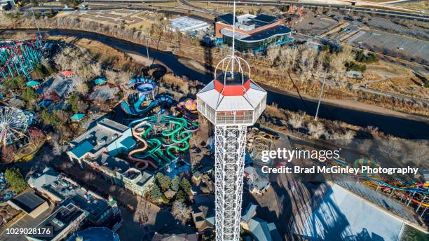 air elitch gardens - amusement parks in denver colorado stock pictures, royalty-free photos & images