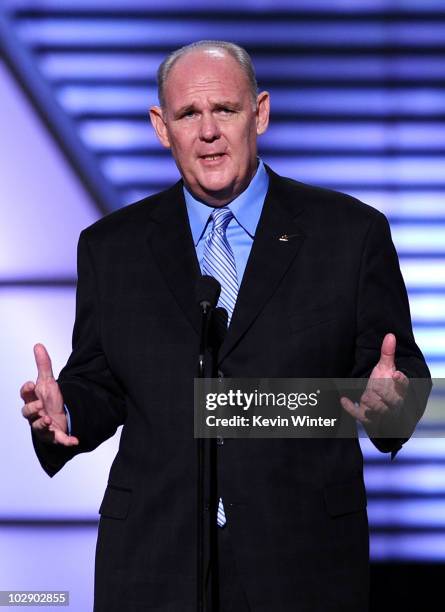 Coach George Karl speaks onstage during the 2010 ESPY Awards at Nokia Theatre L.A. Live on July 14, 2010 in Los Angeles, California.