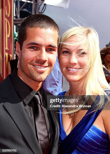 Soccer player Benny Feilhaber with guest arrive at the 2010 ESPY Awards at Nokia Theatre L.A. Live on July 14, 2010 in Los Angeles, California.