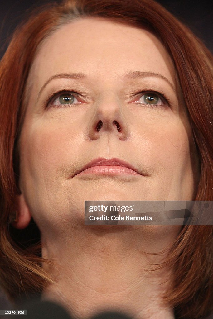 Prime Minister Julia Gillard Addresses The National Press Club