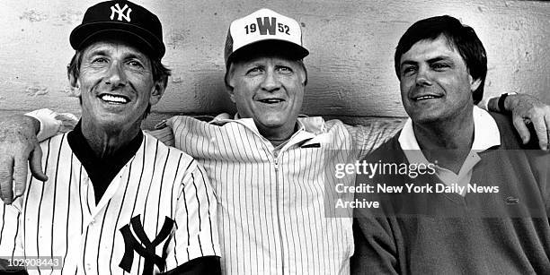 New York Yankees. Billy Martin, George Steinbrenner and Lou Piniella.