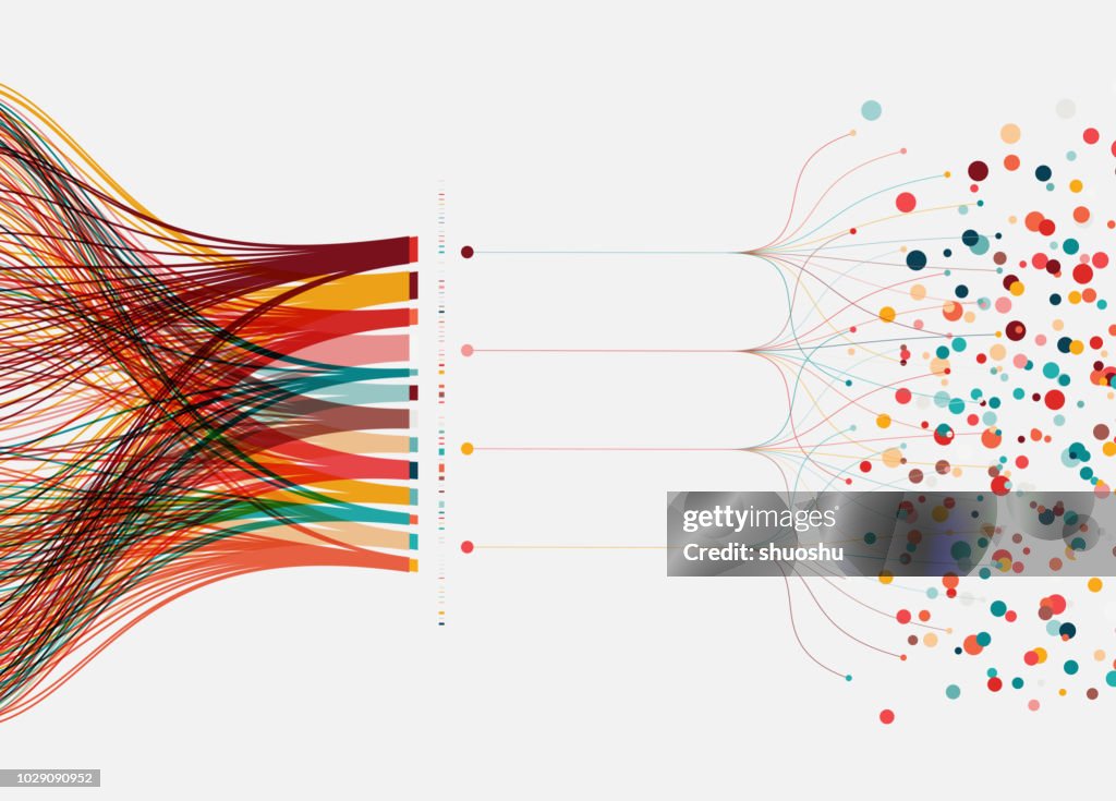 Big data concept background