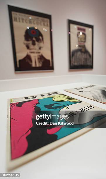 Work by Polish artist and graphic designer Roman Cieslewicz is exhibited at the Royal Academy of Arts on July 15, 2010 in London, England. The Polish...