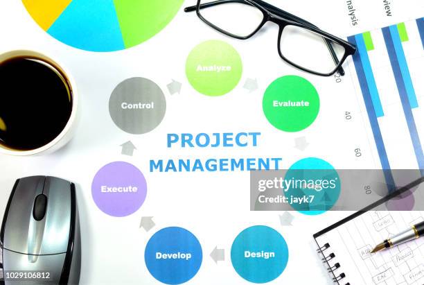 255 Project Management Process Flow Chart Stock Photos, High-Res ...