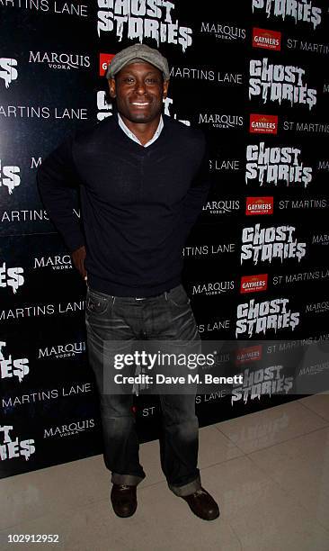 Actor David Harewood attends the Ghost Stories Press Night Party held on July 14, 2010 at the St Martins Lane Hotel in London, England.