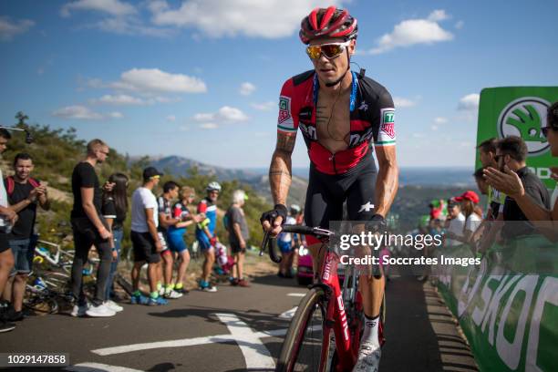 Nicolas Roche of BMC Racing Team during the Vuelta on September 7, 2018