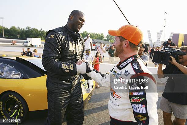 Shaq VS Dale Earnhardt Jr." - In the premiere episode, "Shaq VS Dale Earnhardt Jr.," four-time NBA champion Shaquille O'Neal will race head to head...