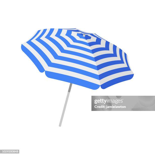 parasol beach umbrella - parasol stock illustrations