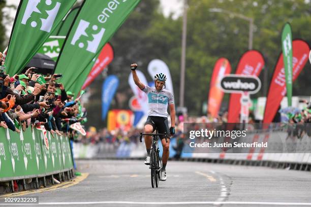 Arrival / Ian Stannard of Great Britain and Team Sky / Celebration / during the 15th Tour of Britain 2018, Stage 7 a 215,6km stage from West...