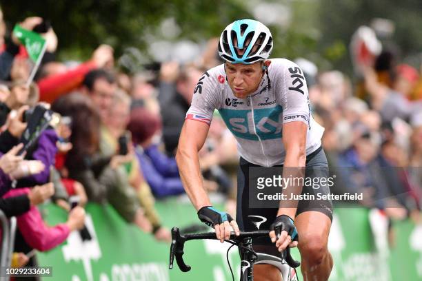 Arrival / Ian Stannard of Great Britain and Team Sky / Celebration / during the 15th Tour of Britain 2018, Stage 7 a 215,6km stage from West...
