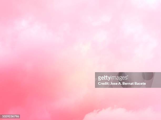 background of forms and abstract figures of smoke and steam of colors on a white and pale pink background. - roze achtergrond stockfoto's en -beelden