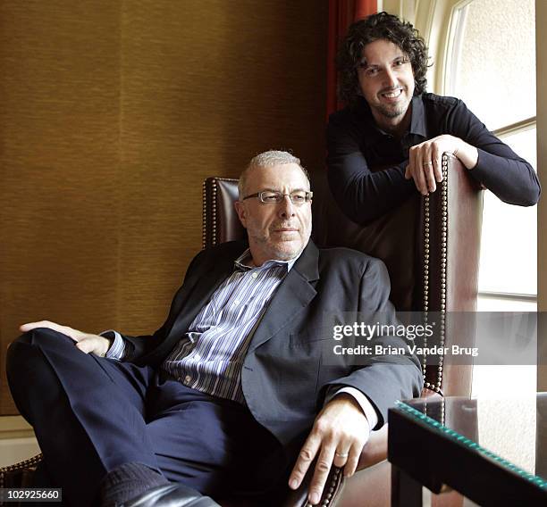 S "One Tree Hill" creator Mark Schwahn, right, and executive producer Joe Davola, left, are photographed for Los Angeles Times on August 3, 2009 at...