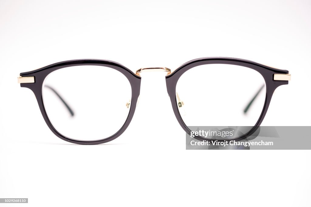 Black eyeglasses