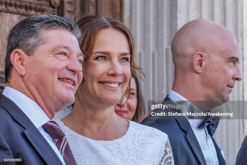 Desiree Nosbusch And Tom Bierbaumer Wedding In Oderzo, Italy