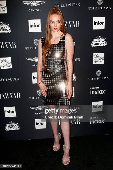 Larsen Thompson attends Harper's BAZAAR Celebrates 'ICONS By Carine