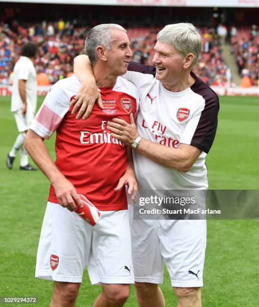 Pat Rice Assistant Manager Nigel Winterburn Photos and Premium High Res Pictures - Getty Images