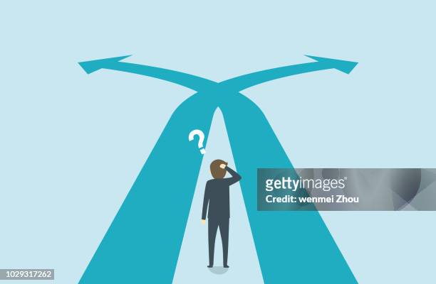 direction - road intersection stock illustrations