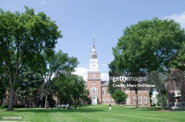 baker-beere bibliothek des dartmouth college in hanover - new hampshire sommertag - hanover new hampshire stock-fotos und bilder