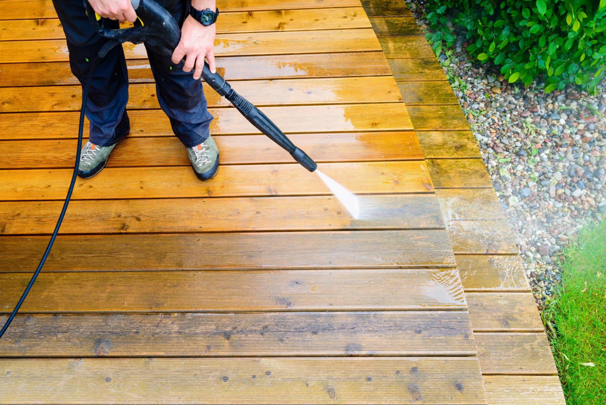 gas power washer
