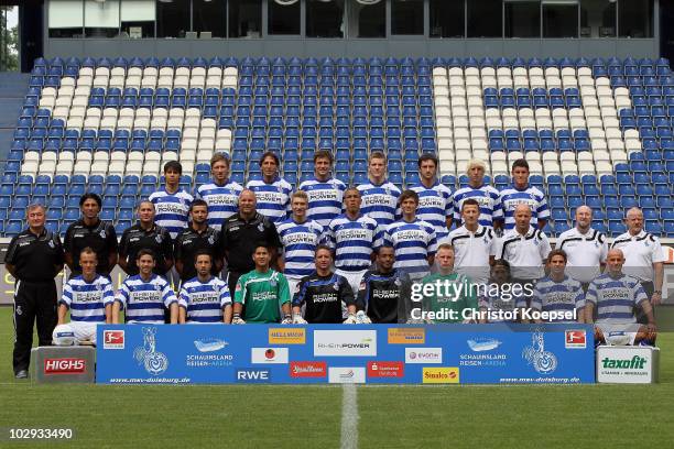 Upper row with Burakcan Kunt, Adam Bodzek, Ivica Grlic, Daniel Reiche, Andre Hoffmann, Branimir Bajic, Julian Koch and Sefa Yilmaz, the middle row...