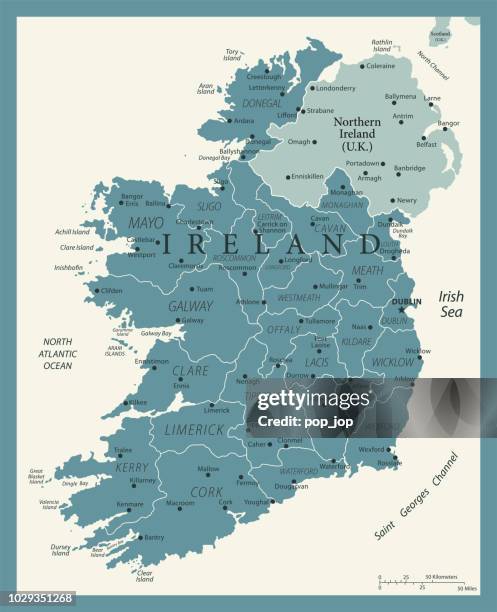 bildbanksillustrationer, clip art samt tecknat material och ikoner med 24 - irland - vintage murena isolerade 10 - ireland