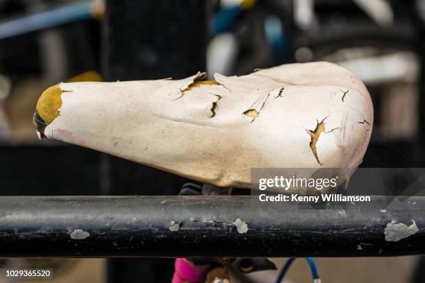 uncomfortable - saddle stock pictures, royalty-free photos & images