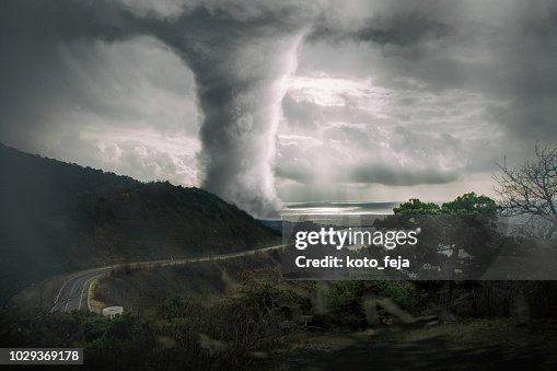 Exibição dramática Tornado Exibição dramática Tornado