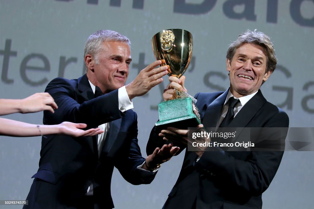 Award Ceremony - 75th Venice Film Festival