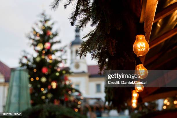 regensburg christmas market at thurn & taxis palace - regensburg stock pictures, royalty-free photos & images