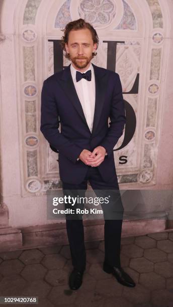 Tom Hiddleston attends the Ralph Lauren fashion show during New York Fashion Week at Bethesda Terrace on September 7, 2018 in New York City.