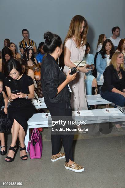 Guests attend the Taoray Wang show in gallery II during New York Fashion Week: The Shows on September 8, 2018 in New York City.