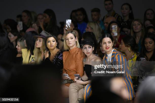 Guests attend the Taoray Wang show in gallery II during New York Fashion Week: The Shows on September 8, 2018 in New York City.