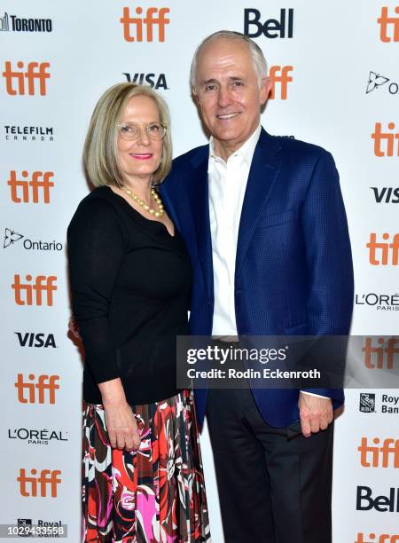 Lucy Turnbull and Malcolm Turnbull attend the "22 July" premiere during 2018 Toronto International Film Festival at The Elgin on September 8, 2018 in...