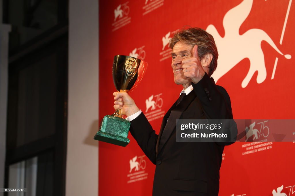 Award Ceremony Winners Photocall - 75th Venice Film Festival