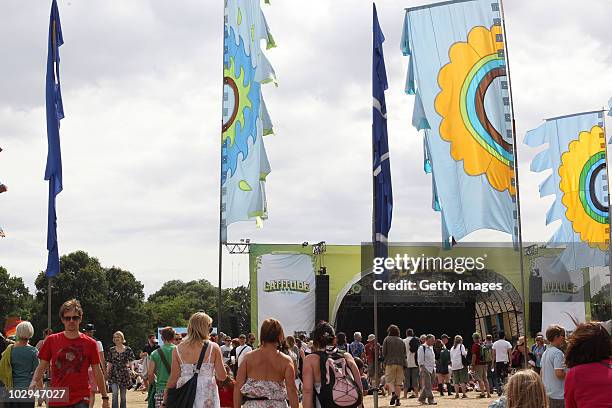 Atmosphere on day two of Latitude Festival 2010 held at Henham Park Estate on July 17, 2010 in Southwold, England.