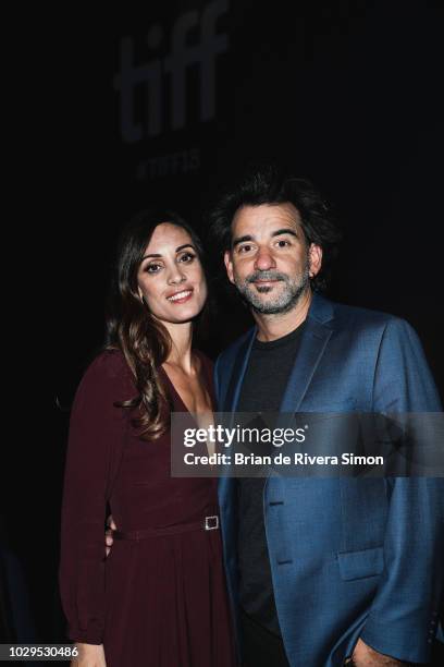 Actress Martina Gusman and Director Pablo Trapero attend "Quietude" premiere at Scotiabank Theatre on September 8, 2018 in Toronto, Canada.