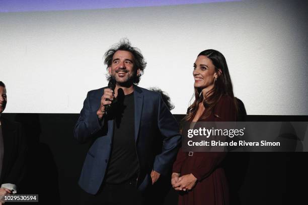 Director Pablo Trapero and Actress Martina Gusman attends "Quietude" premiere at Scotiabank Theatre on September 8, 2018 in Toronto, Canada.