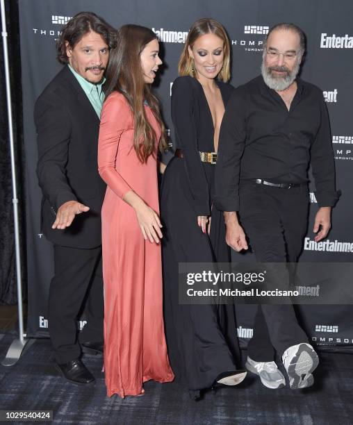 Sergio Peris-Mencheta, Laia Costa, Olivia Wilde and Mandy Patinkin attend Entertainment Weekly's Must List Party at the Toronto International Film...