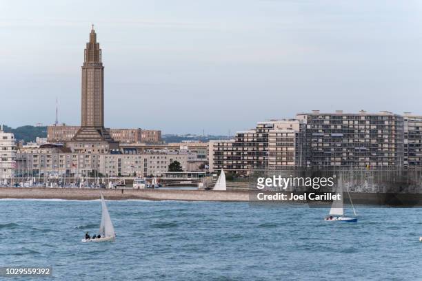 sailing in le havre, france - le havre stock pictures, royalty-free photos & images