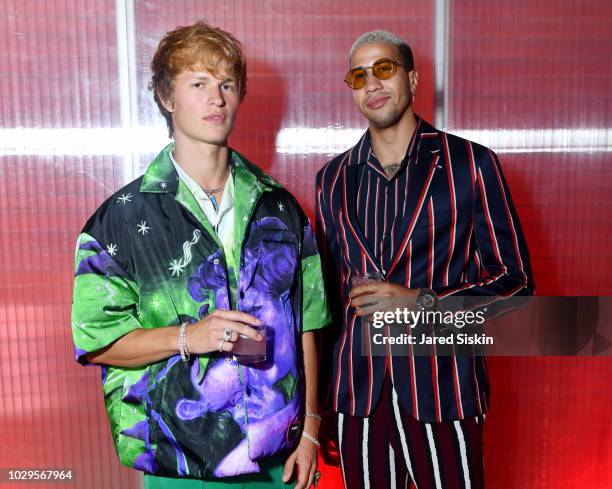 Miles Chamley-Watson attends the Prada Linea Rossa event at Prada Broadway, NY on Sept. 8, 2018.