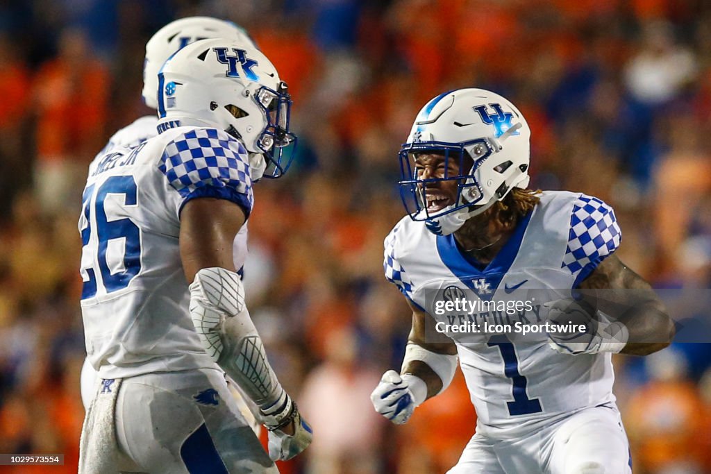 COLLEGE FOOTBALL: SEP 08 Kentucky at Florida
