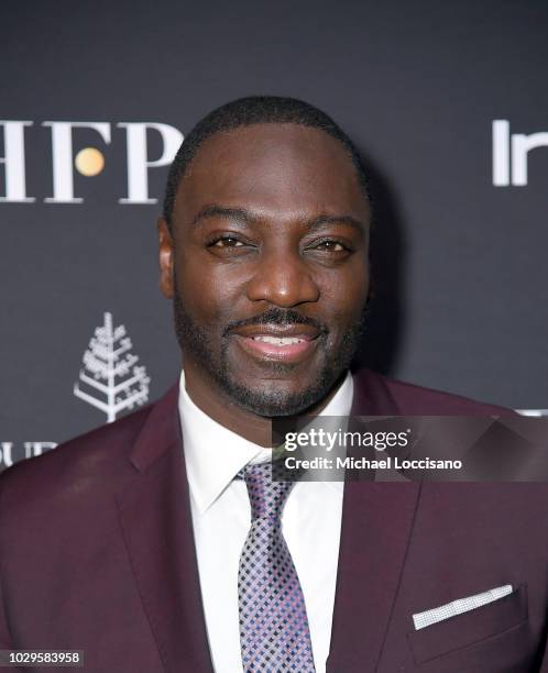 Adewale Akinnuoye-Agbaje attends The Hollywood Foreign Press Association and InStyle Party during 2018 Toronto International Film Festival at Four...