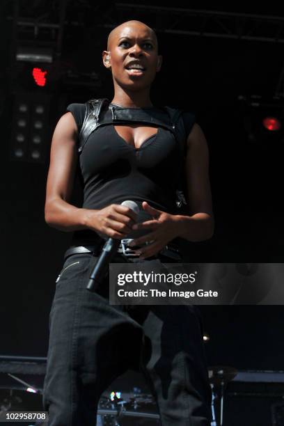 Skin of Skunk Anansie performs at Gurten Festival on July 18, 2010 in Bern, Switzerland.