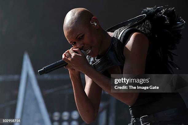 Skin of Skunk Anansie performs at Gurten Festival on July 18, 2010 in Bern, Switzerland.