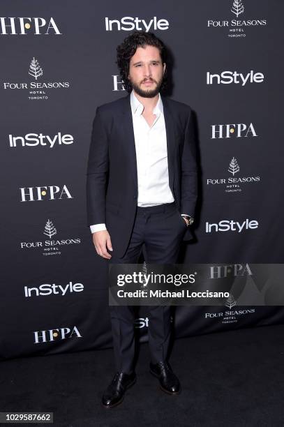 Kit Harington attends The Hollywood Foreign Press Association and InStyle Party during 2018 Toronto International Film Festival at Four Seasons Hotel...