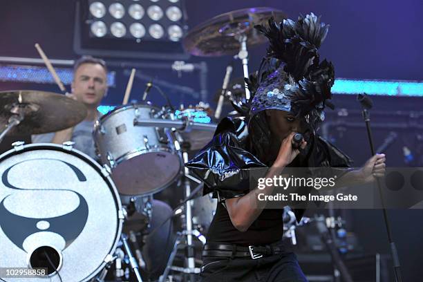 Skin of Skunk Anansie performs at Gurten Festival on July 18, 2010 in Bern, Switzerland.