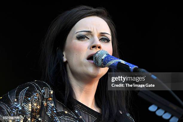 Amy Macdonald performs at Gurten Festival on July 18, 2010 in Bern, Switzerland.