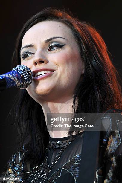 Amy Macdonald performs at Gurten Festival on July 18, 2010 in Bern, Switzerland.